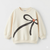 Zara Girl's Cream Bow Graphic Long Sleeve Sweatshirt|Zara in Lebanon