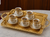 Dalgic Gümüs Gold Rectangle Serving Tray 44x32cm | Dalgic Gümüs In Lebanon