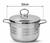Bonera Stainless Steel Deep Pot 32cm | Bonera In Lebanon