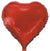 Tib Red Foil Heart-Shaped Balloon With Joy Design, 45cm | Tib In Lebanon