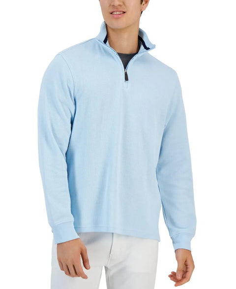 Club Room Men's Baby Blue Sweatshirt ABF772 shr(ll3,11,19)