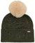 Steve Madden Women's Olive Green Marled Knit Pom Pom Beanie | Steve Madden In Lebanon