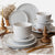Over & Back White Dinnerware Set 12 Pieces | Over & Back In Lebanon
