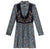 Speechless Girl's Navy Shiffon Embroidered Velvet Faux Vest Dress |Speechless In Lebanon