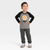 Cat & Jack Boy's Black & Grey Halloween French Terry Pajama Set 2 Pieces | Cat & Jack In Lebanon