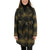 Frye Women's Black Plaid Belted Wool-Blend Coat