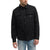 Hurley Men's Black Quilted Button-Down Jacket