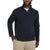 DKNY Men's Navy Herringbone Quarter Zip Blouse