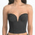 Dominique Women's Black Valerie V Wire Low Back Power Mesh Bustier Bra