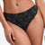 INC International Concepts Women's Black Glitter Thong Briefs