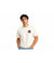 AGtawh Men's Off White Monaco Basic T-shirt
