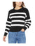 Gap Women's Black & White Crewneck Roll Neck Cotton Soft Sweater