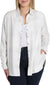 Jachs Girlfriend Women's White Soft Feel Flannel Shirt