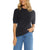 Matty M Women's Black Eyelash Short Sleeve Sweater