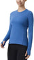 Spyder Women's Dark Blue Crewneck Base Layer Active Blouse