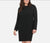 Dalia Women's Black Knit Long Sleeve Sweater Dress