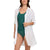 Lands' End Women's White Swim Cover Up