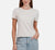 Kersh Women's Cream Textured T-Shirt