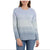 Ella Moss Women's Blue Ombre striped crewneck sweater