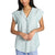Jachs Girlfriend Women's Mint Green Button Front Shirt