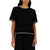 Adrianna Papell Women's Black Lightweight T-Shirt