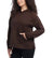 Danskin Women's Brown Melange Hoodie