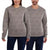 Kirkland Signature Grey Unisex Adults Logo Crewneck Sweatshirt