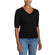 Ella Moss Women's Black Elbow Sleeve Sweater