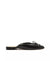 Arezzo Women's Black Leather Barbie Bow Mule Flats | Arezzo in Lebanon