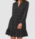 MSK Women's Black Split Neck Long Sleeve Dress|MSK In Lebanon