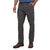 Person wearing gray pants with a white background