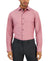 Bar III Men's Light Maroon Slim Fit Chambray Cotton Blend Stretch Dress Shirt | Bar III In Lebanon
