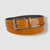 Club Room Men's Tan Square-Buckle Cut-Edge Leather Belt | Club Room In Lebanon