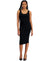 Bar III Women's Black Petite Sleeveless Midi Bodycon Dress | Bar III In Lebanon