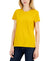 I.N.C. International Concepts Women's Yellow Mustard Cotton Slim Fit T-Shirt |I.N.C. International Concepts In Lebanon