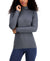 32 Degrees Women's Dark Grey Mock-Neck Long Sleeve Charcoal|32 Degrees In Lebanon