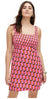 Diane Von Furstenberg Women's 90's Shift Pink Modern Geo Mini Dress | Diane Von Furstenberg In Lebanon
