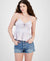 Planet Heart Women's Lavender Textured Peplum Blouse | Planet Heart In Lebanon