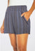 Three Dots Women's Navy Striped Pull-on Shorts |Three Dots In Lebanon