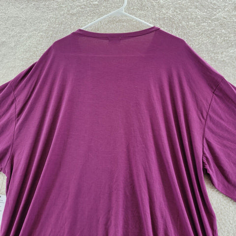 Cotton On Women's Purple T-Shirt ABF705 shr