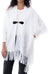 Style & Co Women's White Fringe-Trim Toggle-Buckle Scarf |Style & Co in Lebanon