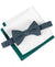 Tommy Hilfiger Men's Green White Donegal Textured Bow Tie Hunter Necktie |Tommy Hilfiger In Lebanon