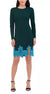 Vince Camuto Women's Dark Green Lace-Hem Bodycon Dress |Vince Camuto In Lebanon