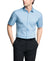 Van Heusen Men's Baby Blue Dress Shirt Short Sleeve Slim Fit Shirt | Van Heusen In Lebanon