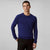 Calvin Klein Men's Blue Merino Wool Crew Neck Pullover Blouse