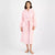Charter Club Women's Pink Fleece-Trim Sleep Robe
