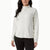 32 Heat Women's Off White High Mock-Neck Full-Zip Active Tech Jacket