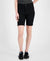 Dollhouse Women's Black High-Rise Frayed-Hem MIDI Shorts | Dollhouse in Lebanon