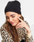 On 34th Women's Black Slouchy Solid Beanie|On 34th In Lebanon