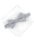 Alfani Men's White & Gray Hazel Square-Pattern Bow Tie & Solid Pocket Square Set | Alfani In Lebanon